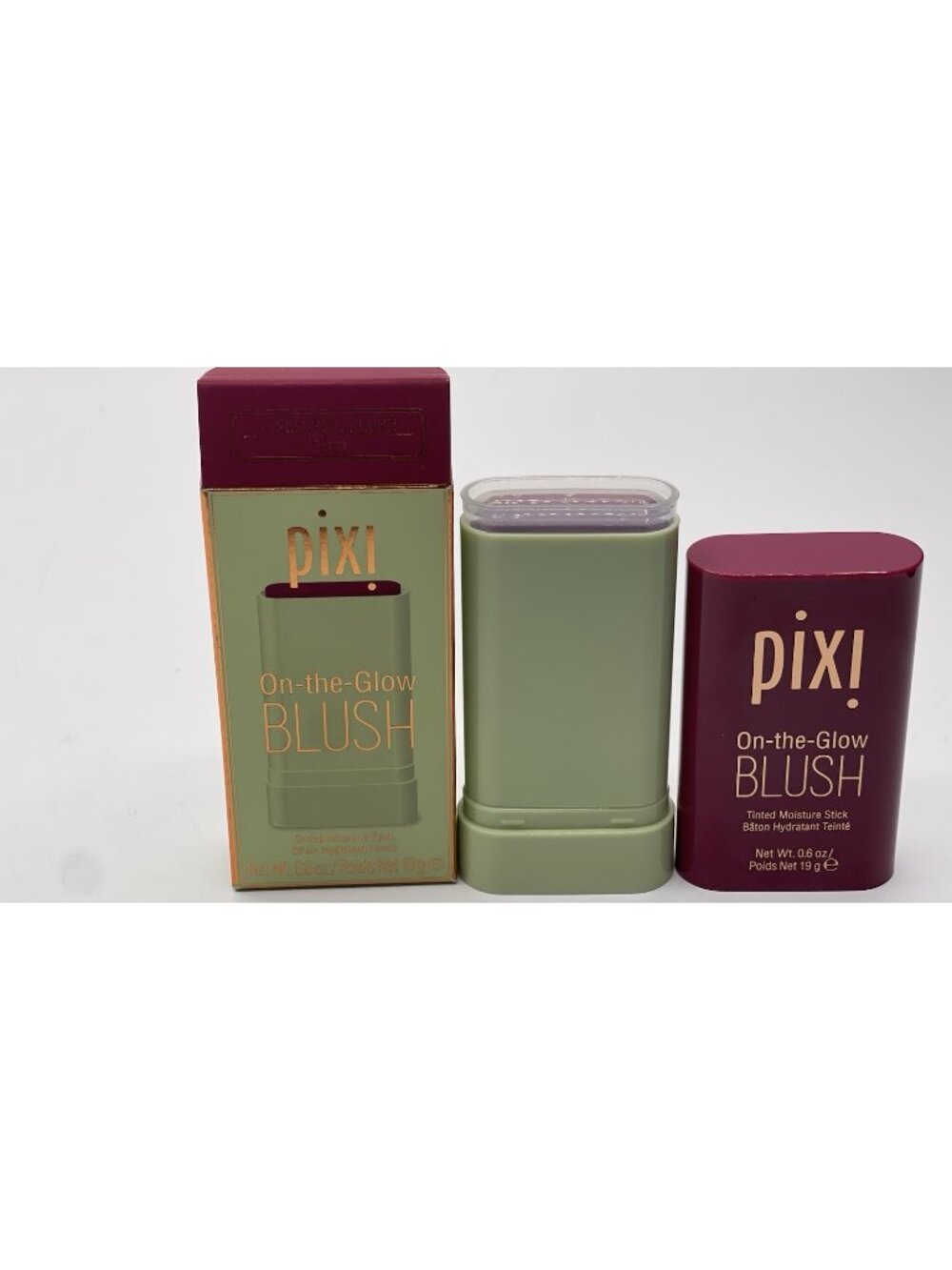 Pixi On-the-Glow Blush | Cassis | 19g To Tinted Moisturizer Stick